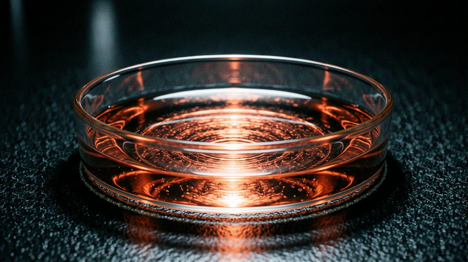 Industrial nutrition laboratory visual focus